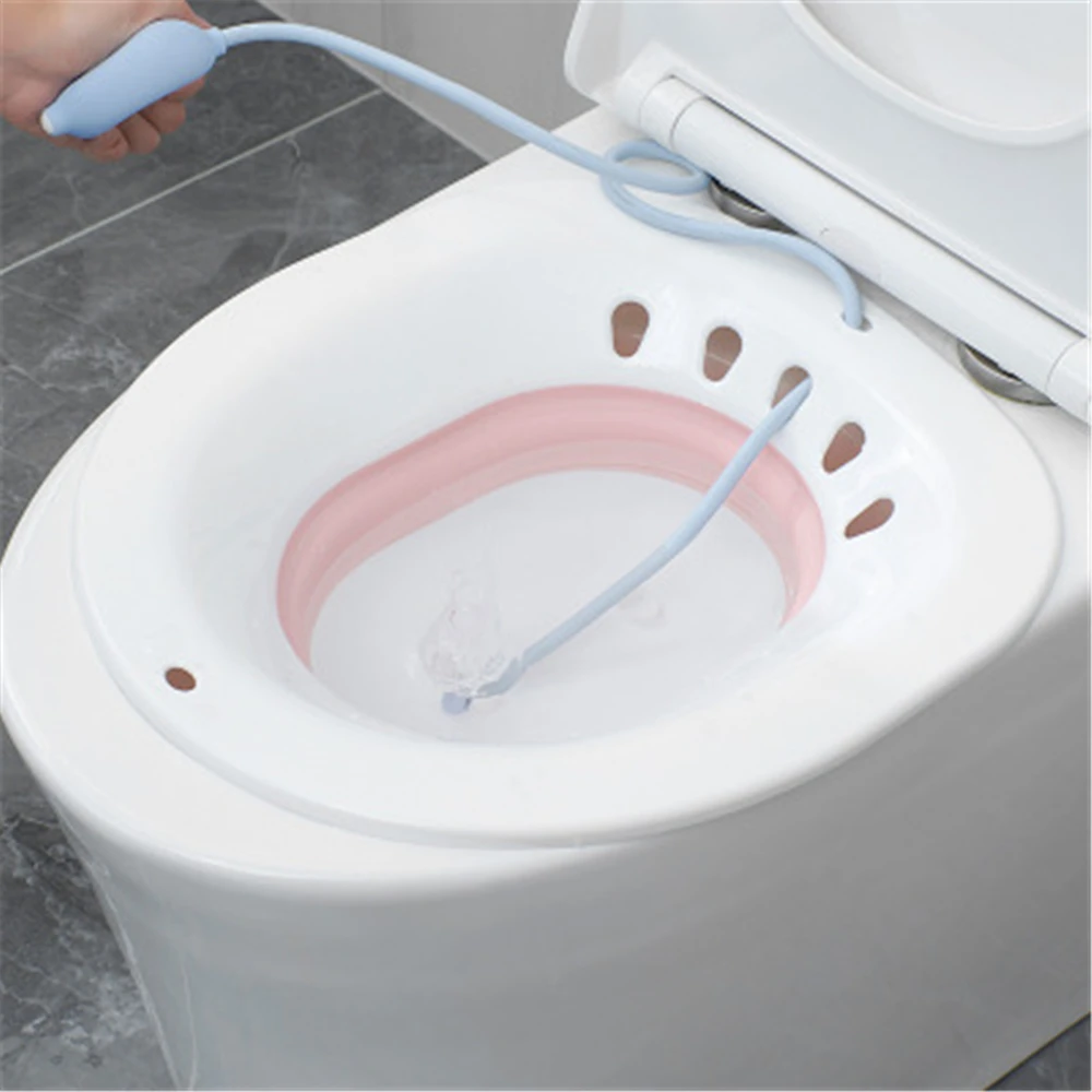 

Foldable Bidet Sprayer Wash Basin Pregnant Bidet Older Hip Bathtub Flusher Hemorrhoids Patient Nursing Bowl Women Buttocks Basin