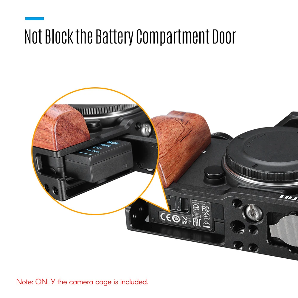 Корпус камеры UURig из алюминиевого сплава крепление холодного башмака 1/4 дюйма