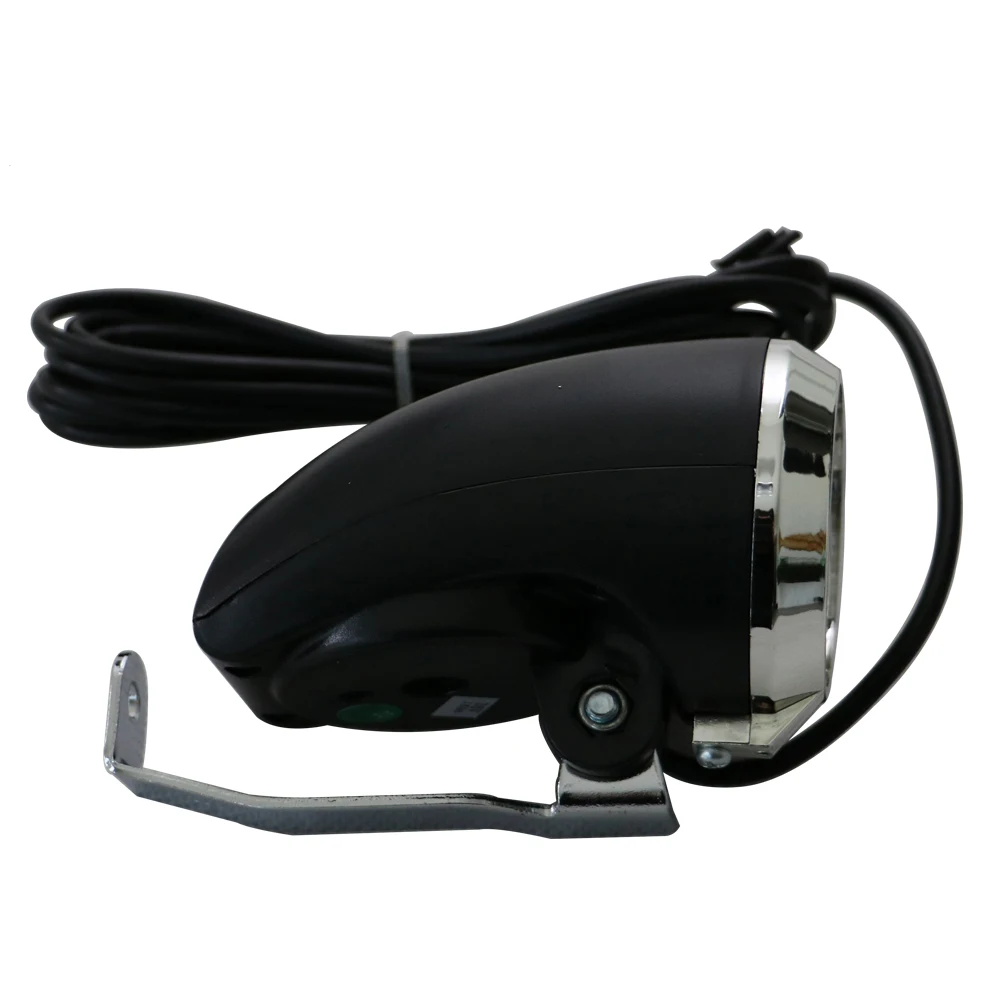 36V Electric Bicycle Front Lamp Waterproof Lights Black Color | Спорт и развлечения