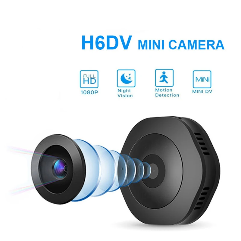 H6 P2P IP Wifi Микро Мини Камера ночная версия мини Экшн камера с motion Сенсор