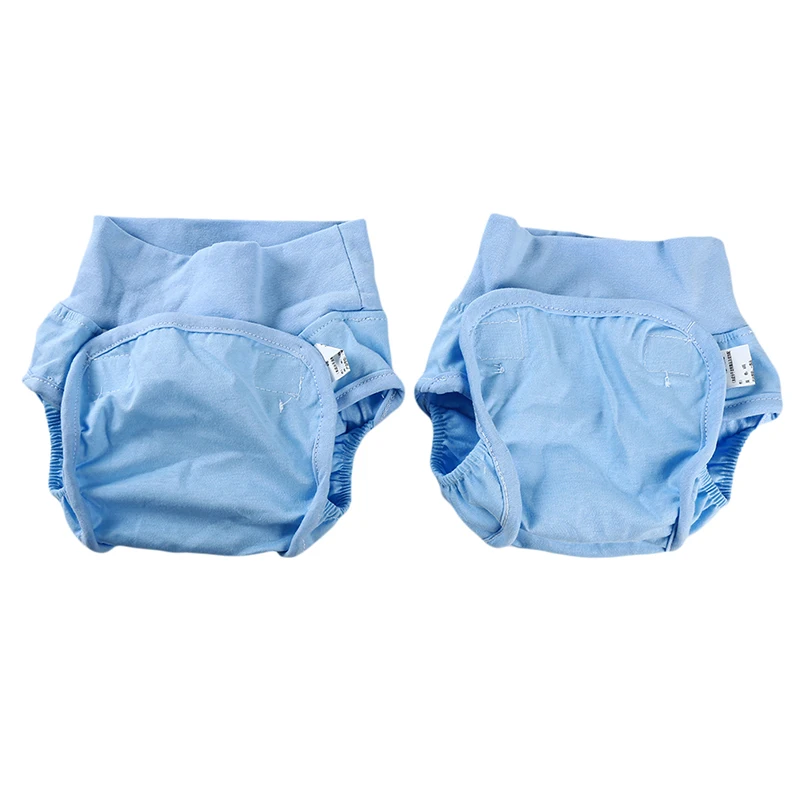 

Детские водонепроницаемые подгузники, теплые хлопковые штаны с высокой талией, не протекающие по бокам, с карманами, для защиты живота