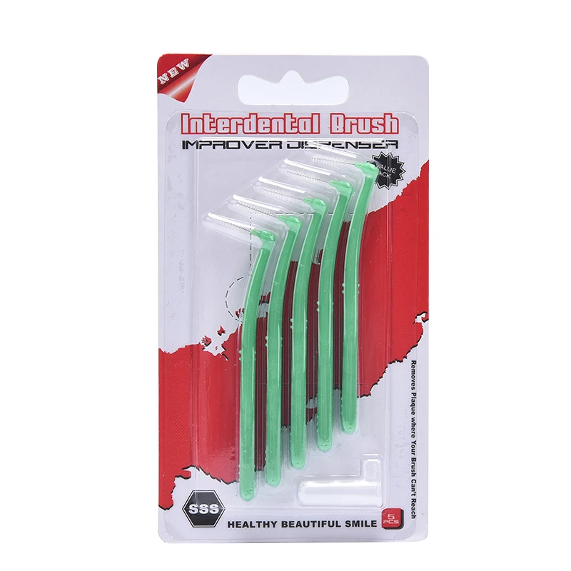

5Pcs Teeth Interdental Brushes Clean Tooth Floss Head Hygiene Dental Oral Care