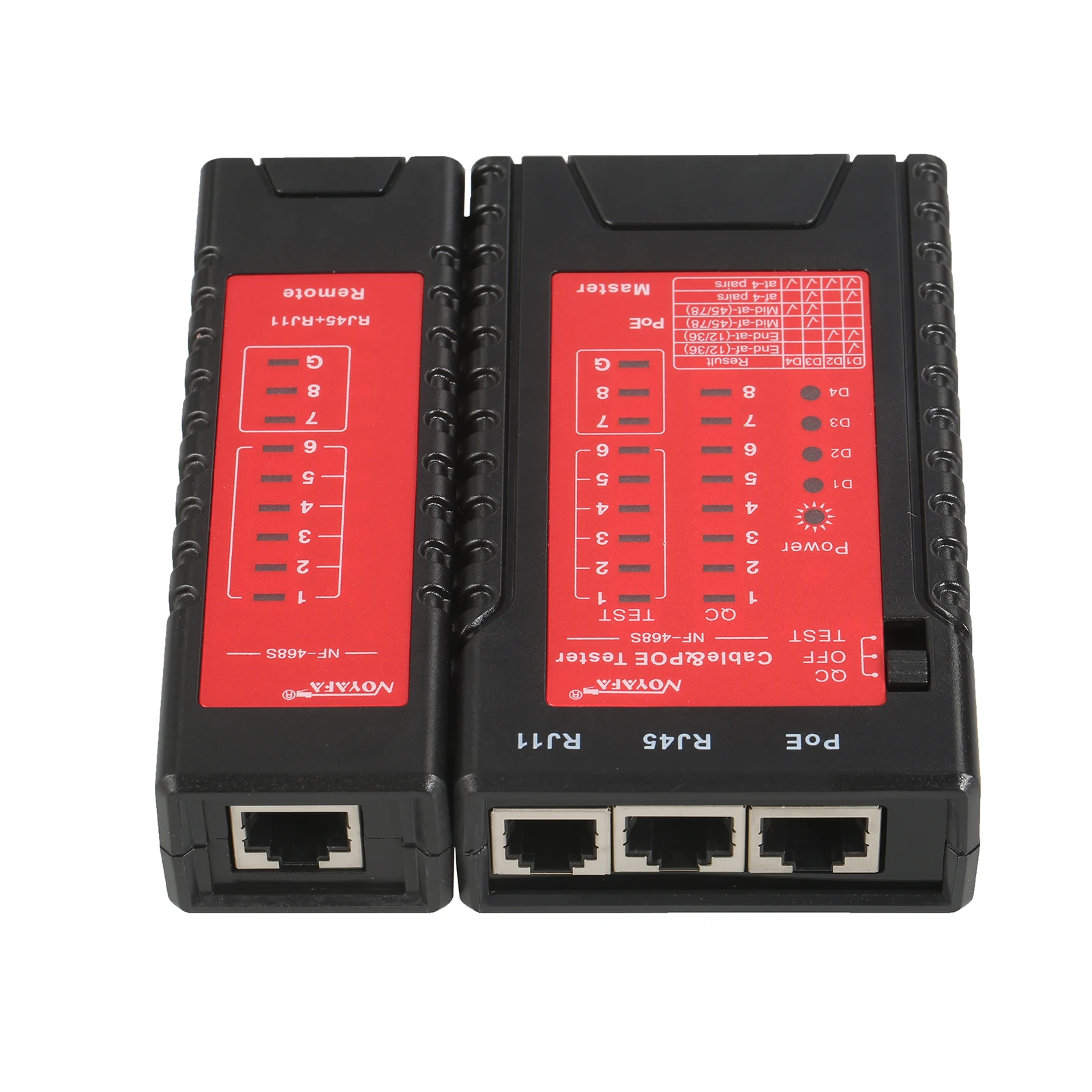 Тестер сетевого кабеля PoE NOYAFA RJ45 RJ11 тестер телефонной линии Ethernet кабель Lan для