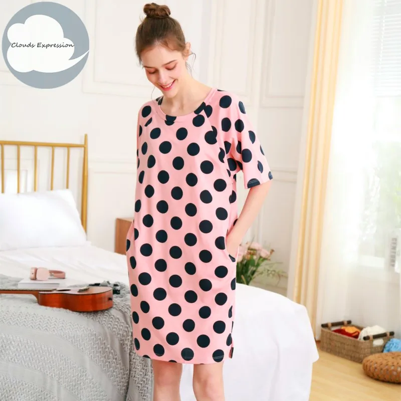 Рубашка ночная женская хлопок M 5XL цвет в ассортименте L XL XXL 2 шт/комплект|Ночные