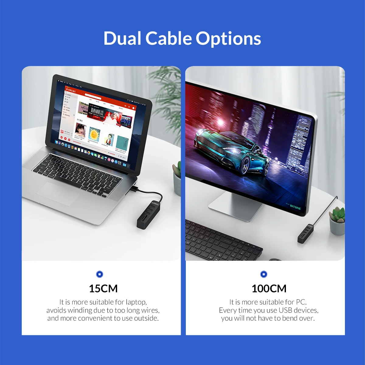 Концентратор ORICO с USB 3 0/3/6 портами устройство для чтения карт SD TF портов|USB-хабы| |