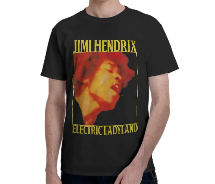 

Jimi Hendrix - Mens Flag Hendrix T-Shirt