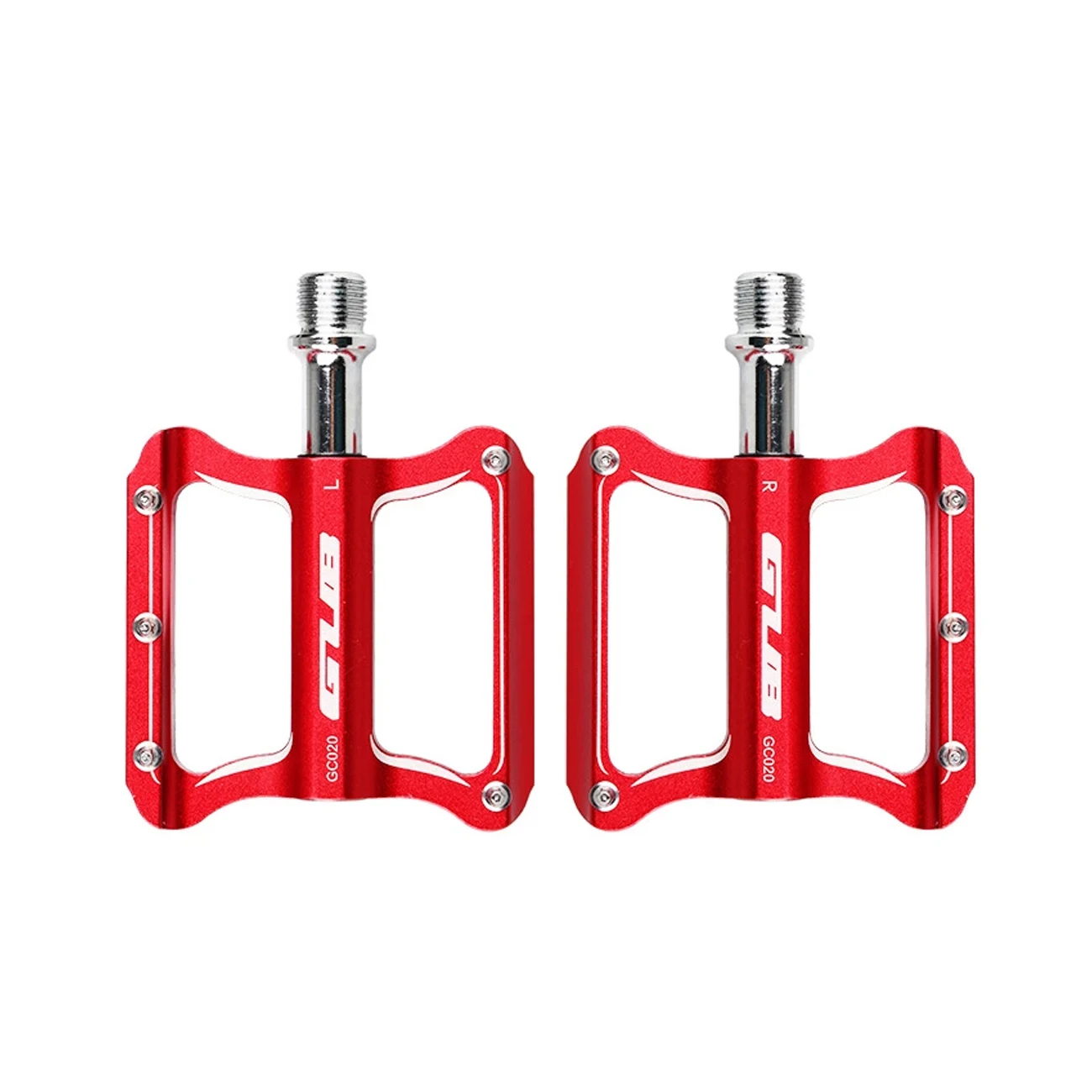 

GUB Mountain Bike Folding Bike Bicycle Aluminum Alloy Pedal Self-lubricating Bearing Sealed Palin Pedal Pedal