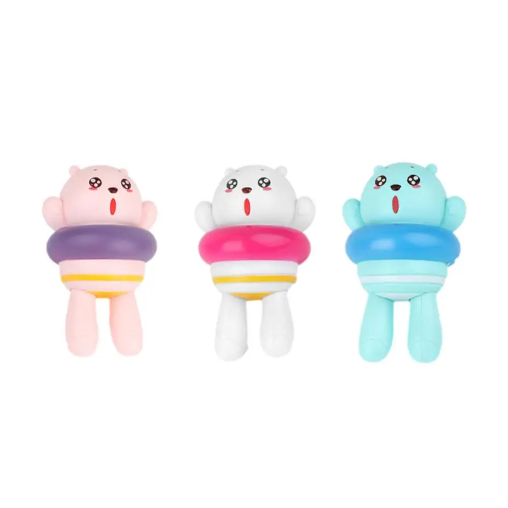 

1pcs Bathing Bear Doll Safe Playing In The Water Clockwork Toy Baby Bathing And Playing In Water Toy For Over Three Years Old