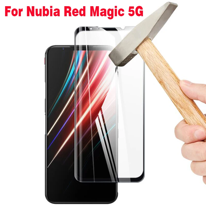 Закаленное стекло с полным покрытием для ZTE Nubia Red Magic 5G защитная пленка экрана Glass |