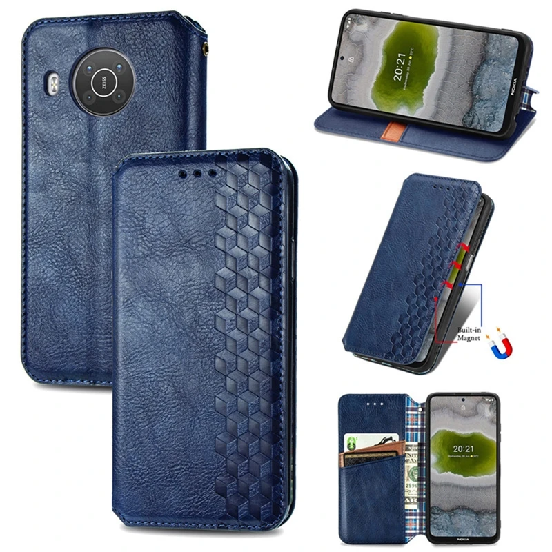 

Leather Wallet Magnetic Book Case for Nokia X20 X20 X10 2021 Flip Case Nokia G20 G10 Shell Nokia X10 X 20 C01 Plus XR 20 Cover