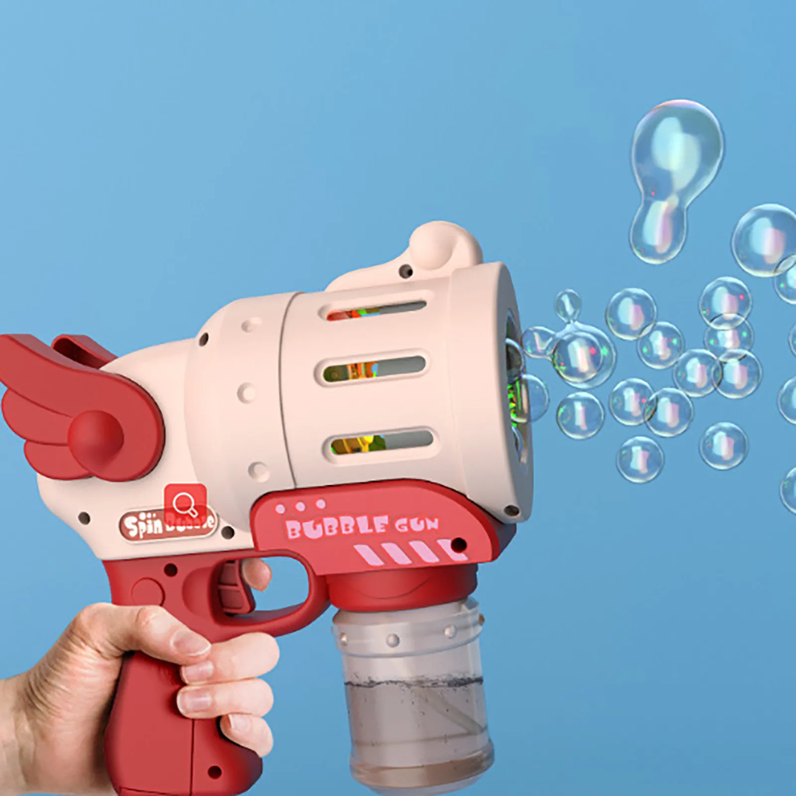 

Baby Toys Colorful Bubble Light Bubble Machine Children's Cartoon Electric Luminous10ml Outdoor Toys Jeu Exterieur Enfant