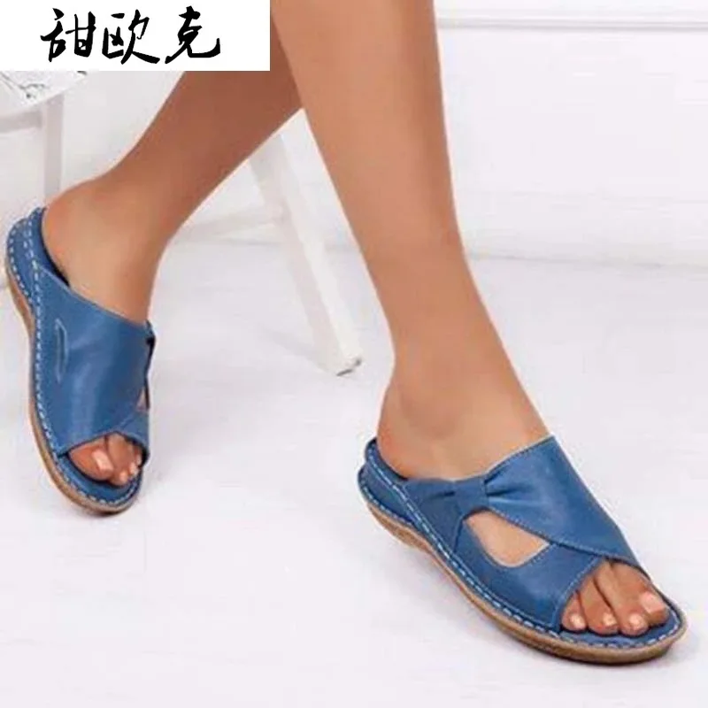 

2021 Summer Women Sandals Platform Women Outdoor Comfortable Casual Sandals New Fashion Wedges Set Foot Women Open Toe Slipper