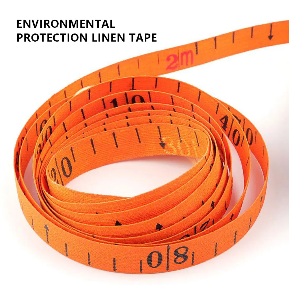 

New 50m Leather Tape Measure Hand Cranked Engineers Tape Ruler Construction Site Measuring Ruler High-Strength Rubber Cloth