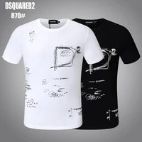 2021 hot selling genuine dsquared2 t shirt womenmen fashion pure cotton casual short sleeve round neck t shirt 870