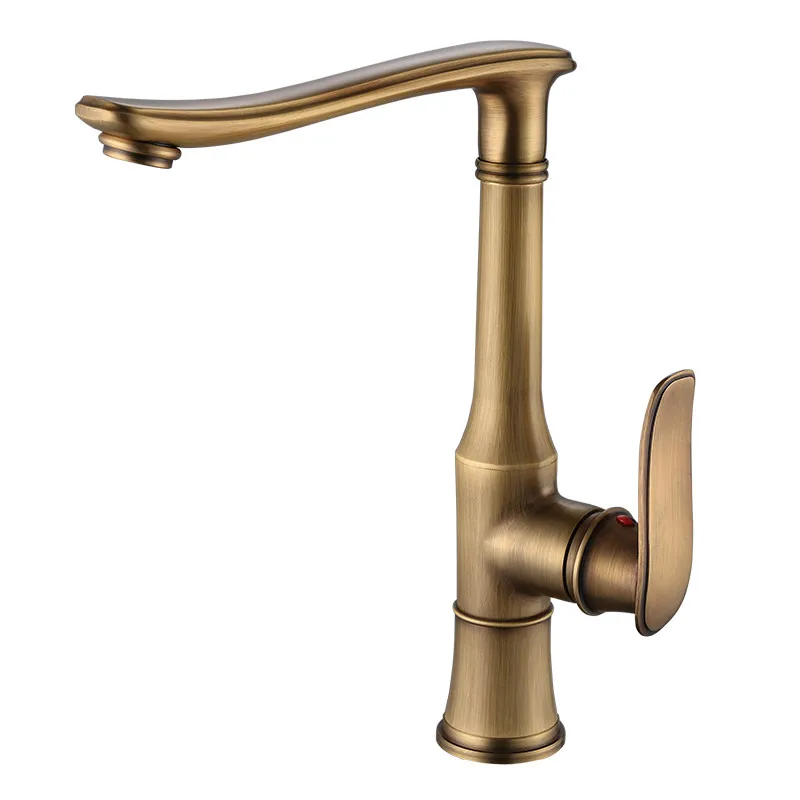 Смесители для кухонной раковины твердая латунь краны горячей и холодной