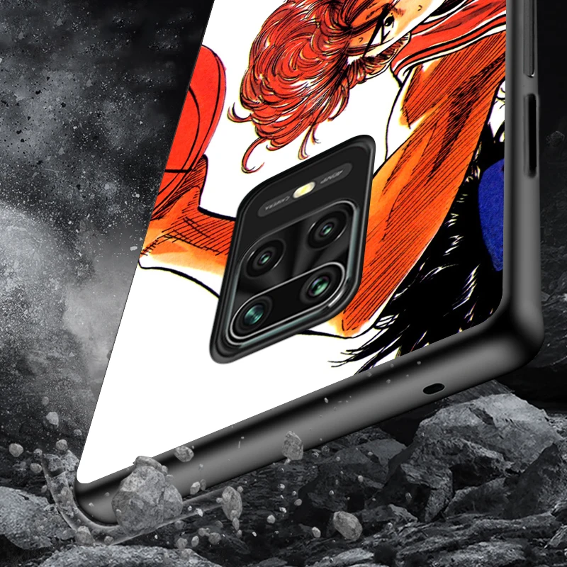 

Cartoon Anime Slam Dunk For Xiaomi Redmi Note10 10S 9T 9S 9 8T 8 7 6 5A 5 4 4X Prime Pro Max Black Phone Case