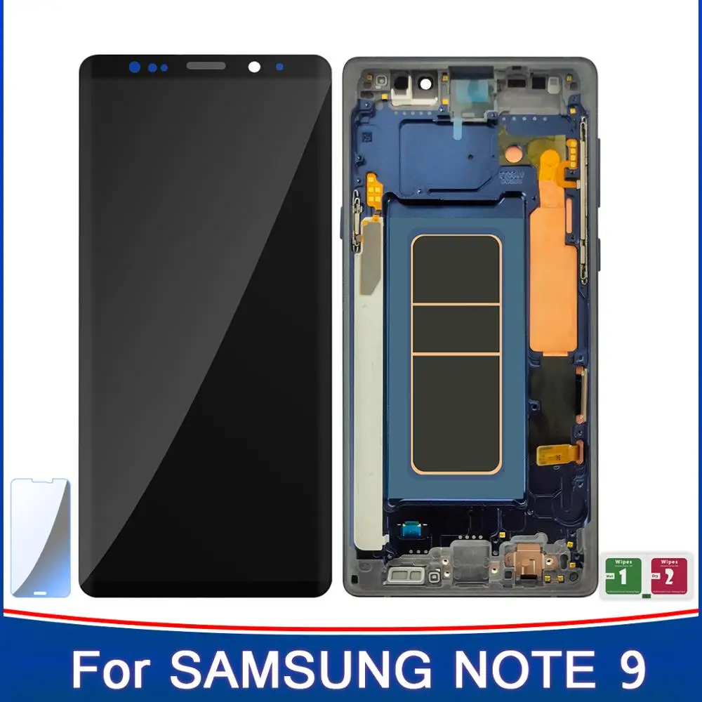 Оригинальный ЖК-дисплей SUPER AMOLED 6 4 дюйма для SAMSUNG GALAXY Note 9 Note9 N960F с сенсорным