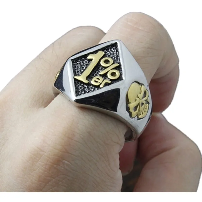 FDLK мужские ювелирные изделия винтажные крутые байкерские кольца с черепом