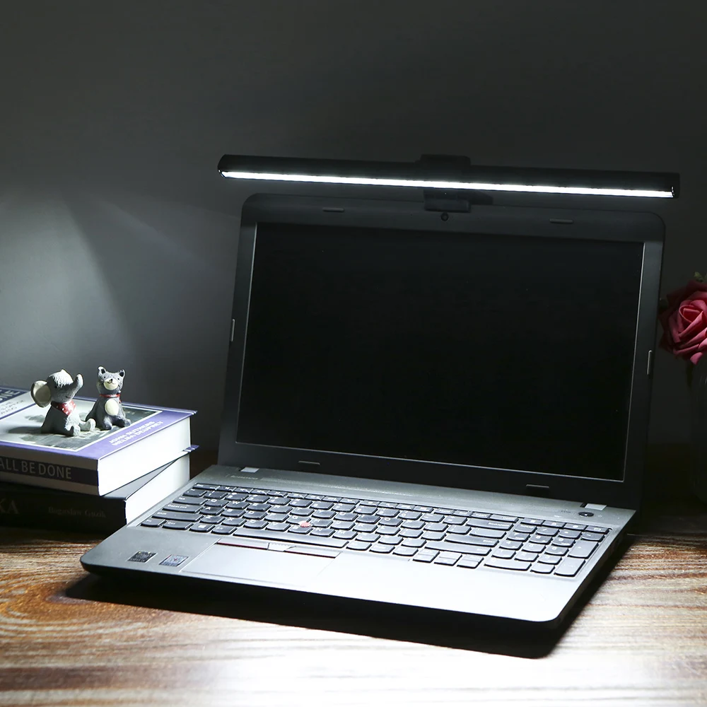 

2019 USB Powered Computer Monitor Lamp Screen Bar Light Eye-caring E-Reading LEDs Light 10 Brightness Adjustable & 3 Color