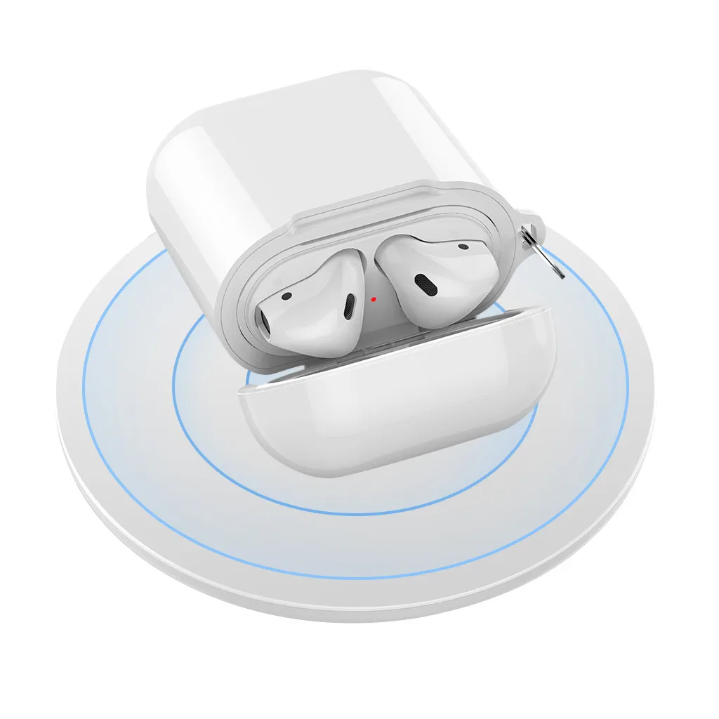 Qi Беспроводное зарядное устройство мягкий силиконовый ударопрочный чехол для