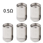 5 шт.компл. сменные головки катушки для CUBIS  eGO AIO BF SS316 0,50,6 Ом