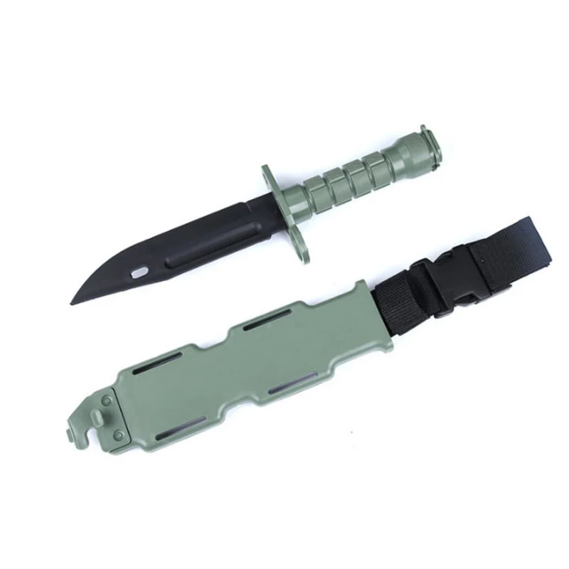 Тактический тренировочный кинжал армии США M9 нож для косплея пластмассовый