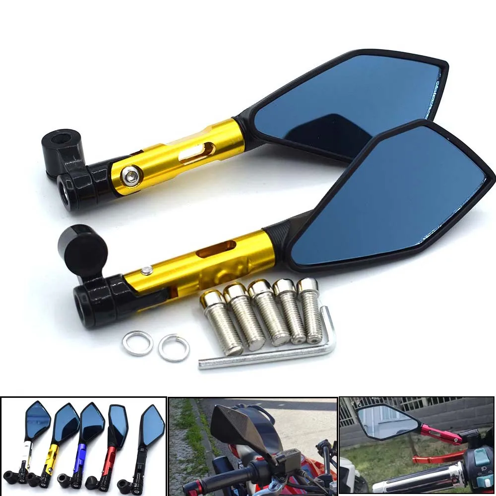 

Universal CNC aluminum alloy motorcycle rearview mirror side mirror For Honda CB600 599 919 CBR600 250 400 Hornet 250 VTR 250