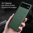 Противоударный кожаный чехол для телефона для Google Pixel 6XL 6 5a 4a Стандартный Ультратонкий чехол для телефона Pixel 5 4 XL