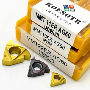 Резьбонарезной инструмент MMT11ER 16ER 22ER AG60 VP15TF UE6020 US735, твердосплавный инструмент с резьбой, Фрезерный инструмент MMT 16 ER AG60, Резьбонарезной инструмент