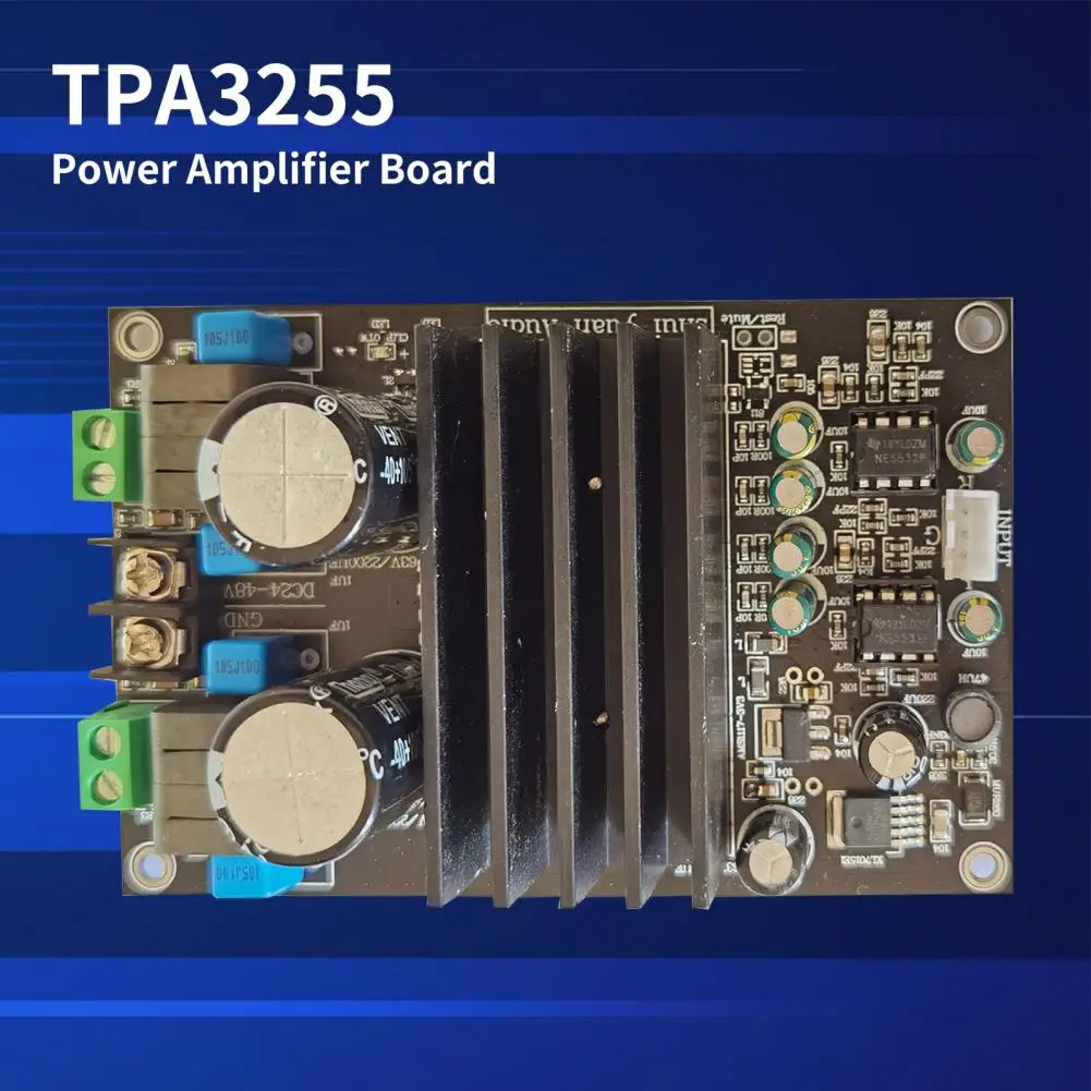 Плата усилителя TPA3255 быстрый отклик высокая мощность Plug Play металлический