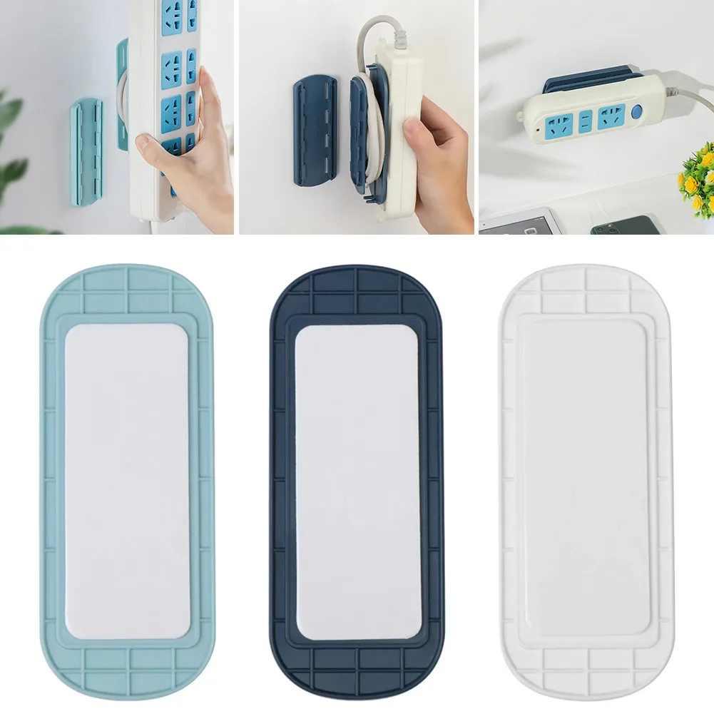 

Wall-Mounted Sticker Punch-free Plug Fixer Home Socket Fixer Cable Wire Holder Storage Sockets Wall Shelf Stand Holder Hanger