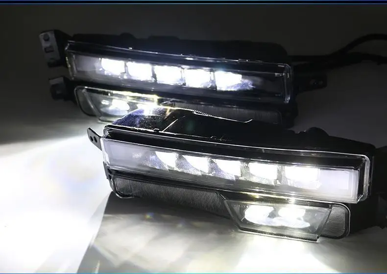 Drl Automovil Cob дневные ходовые авто лампы Автомобильные светодиодные фары передние противотуманные задние Автомобильные фары в сборе 17 для Honda Avancier