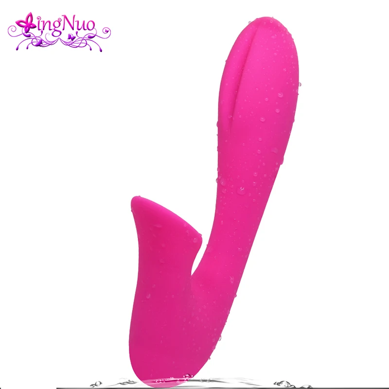 Фаллоимитатор женский вибратор секс-игрушка для взрослых на присосках клитора