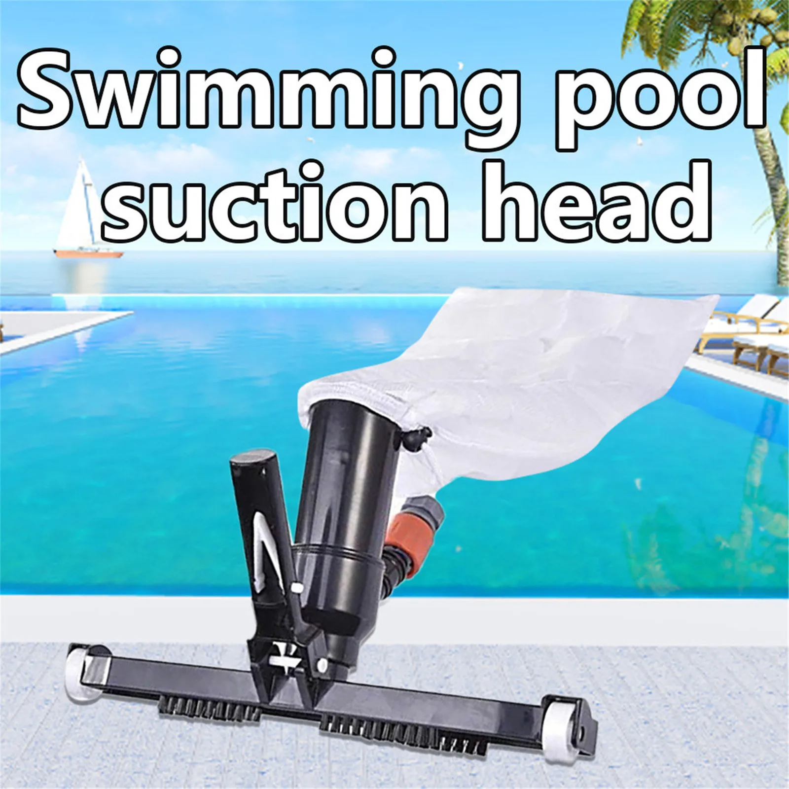 

Pool Cleaner Cleaning Brushes Portable Swimming Pool Vacuum Brush Cleaner Cleaning Tool Swimming Pool Step Corner Brush Tools D4