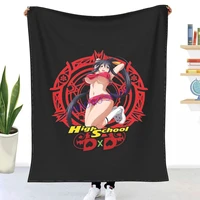 akeno himejima throw blanket sheets on the bed blankets on the sofa decorative lattice bedspreads happy nap for children