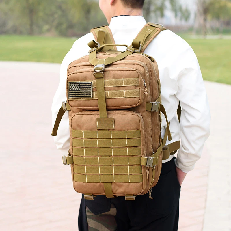 Тактический рюкзак 40 л с защитой от брызг камуфляжные военные сумки для