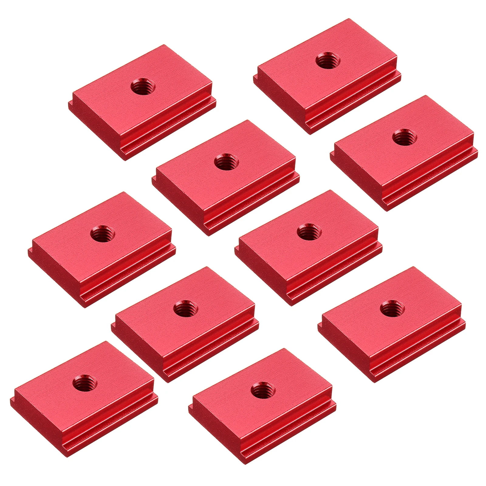 

10pcs T-Shaped Slider For Woodworking Chute Aluminum Alloy T Track Miter Track Nut M6/m8 Thread T Slot