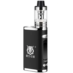 Black Электронная сигарета, регулируемый vape 80 Вт, комплект модов, Встроенный 2000 мАч, батарейный блок, 3 мл, бак, электронная сигарета, большой дымовой Атомайзер - Цвет: Black