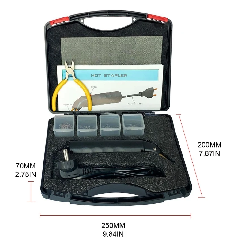 

EU/US Car Bumper Repair Machine Hot Staplers Repairing Machine Plastic Welder Garage Tools Repair Welding Automobile Kit
