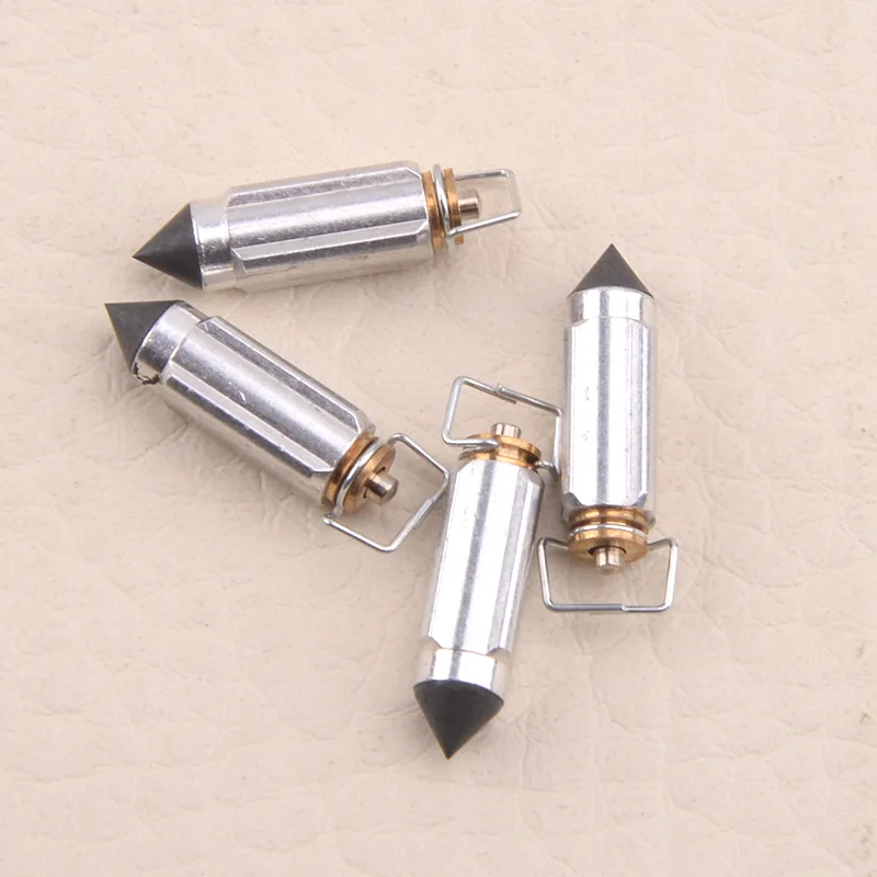 

New 4Pcs Motorbike Carburetor Carb Float Valve Needle Kit Fit For Suzuki Vs800g Ltz400 Yamaha Xv650 V-star Yfm350 Raptor Xvs1100