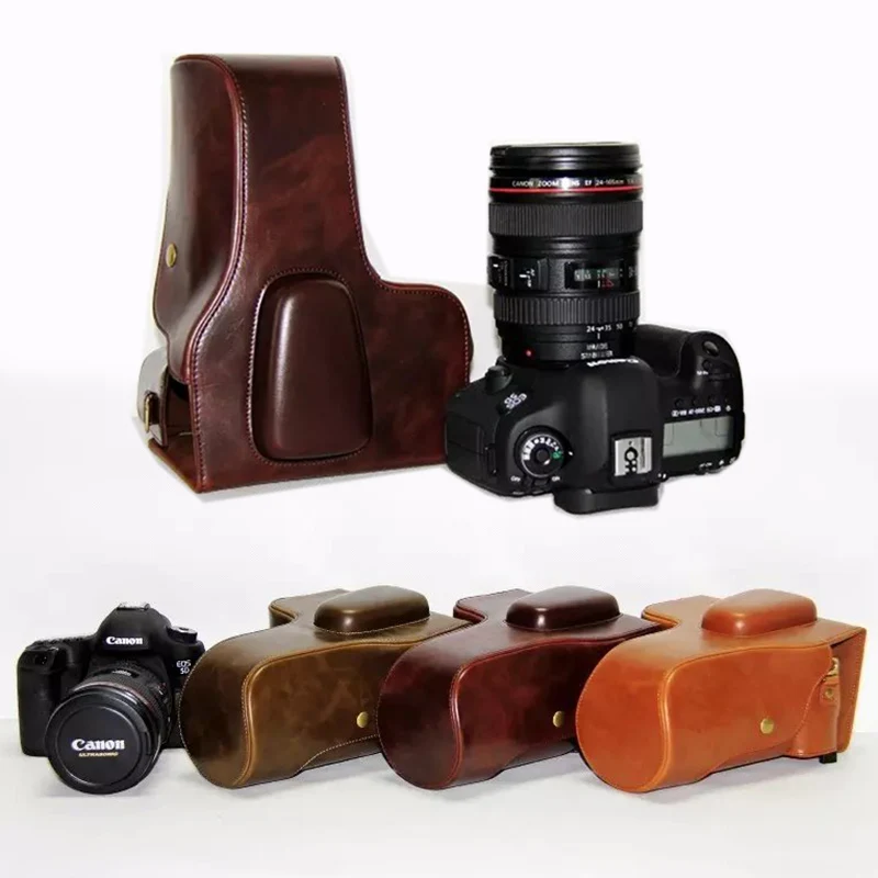 Чехол из искусственной кожи для камеры Canon EOS 5D2 5D3 5D4 5DS 5DSR 5D Mark III IV DSLR чехол
