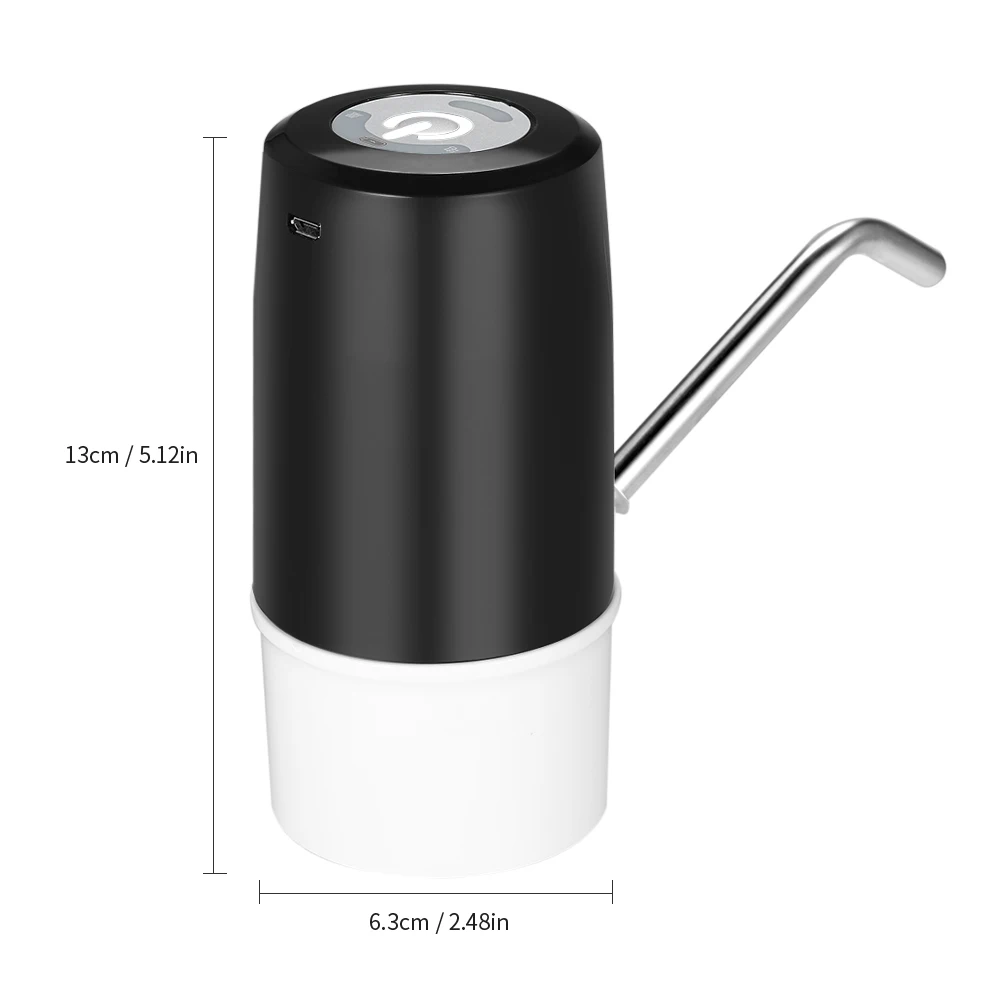 Электрический диспенсер для воды, насос, USB перезаряжаемая бутылка, водяной насос, портативный автоматический галлон, насос для питьевое воды для бутылки воды