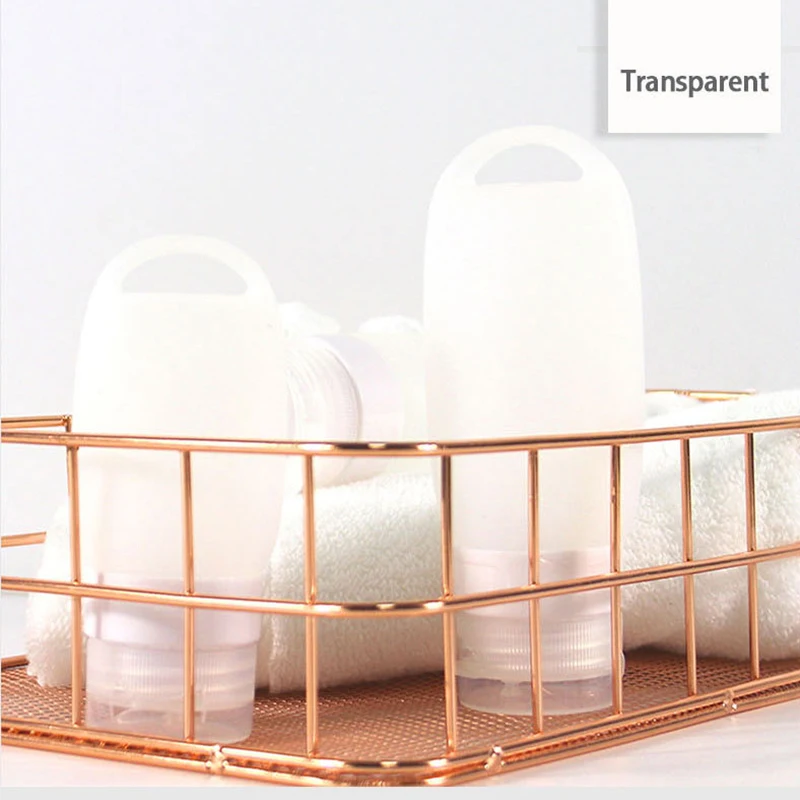 Дорожная пластиковая силиконовая бутылка брелок 90 мл дорожный контейнер пустая