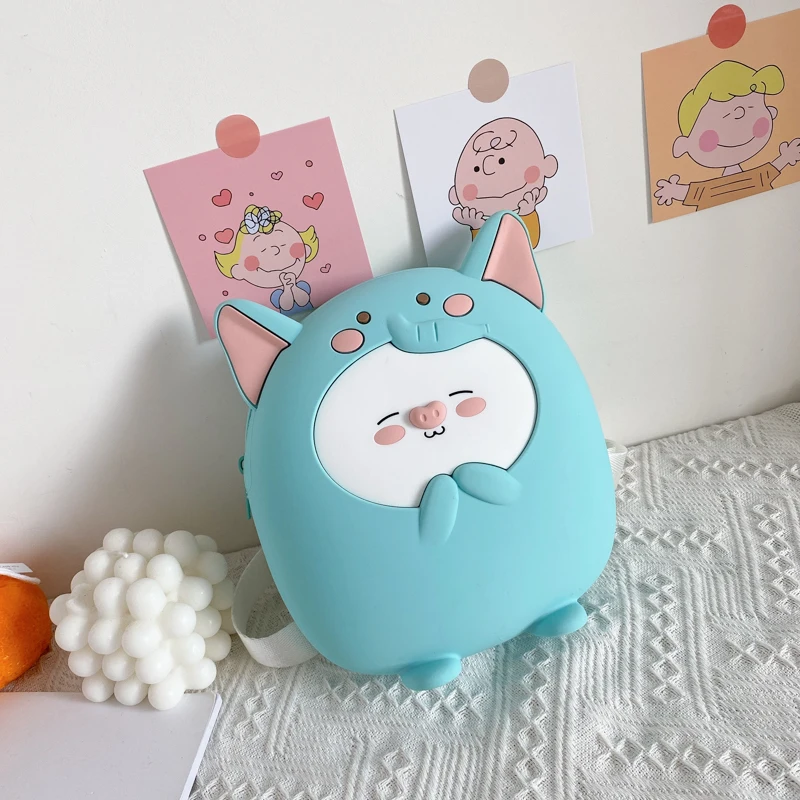 Милые Мультяшные женские сумки силиконовые сумки-мессенджеры на плечо новый