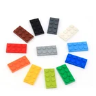10 шт. DIY строительные блоки тонкие кубики числа 2x4 образовательные Творческий Размеры кирпич основная модель детские пластиковые игрушки для детей