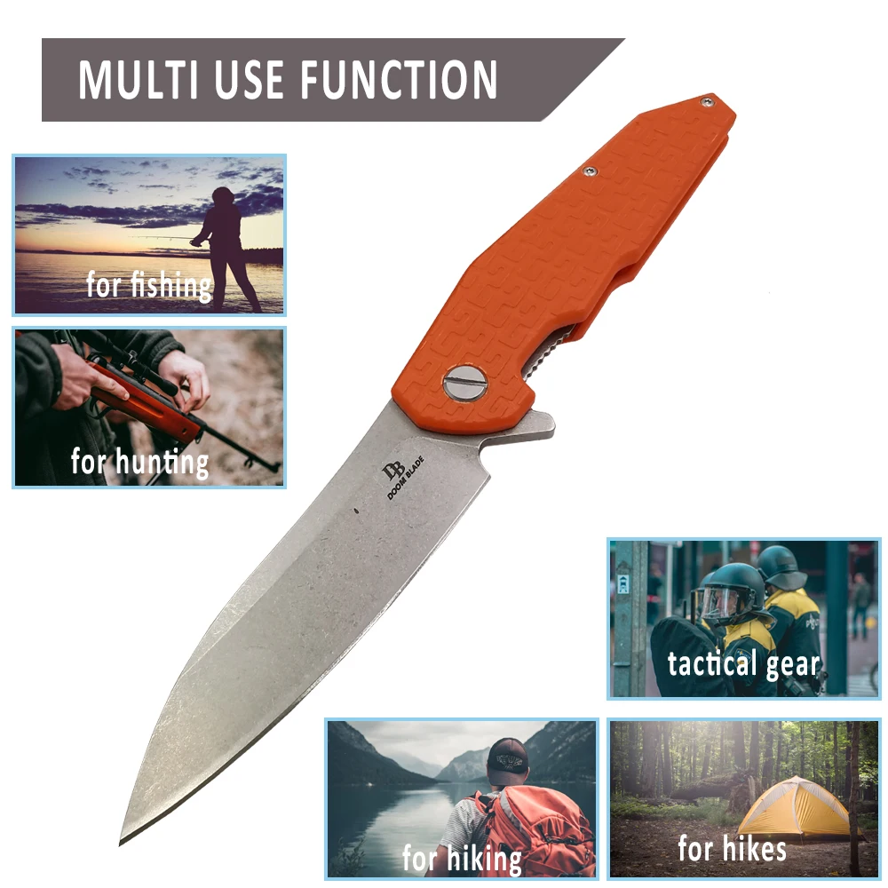 Высококачественный складной нож для выживания 60-61HRC D2 G10 карманный рыбалки на