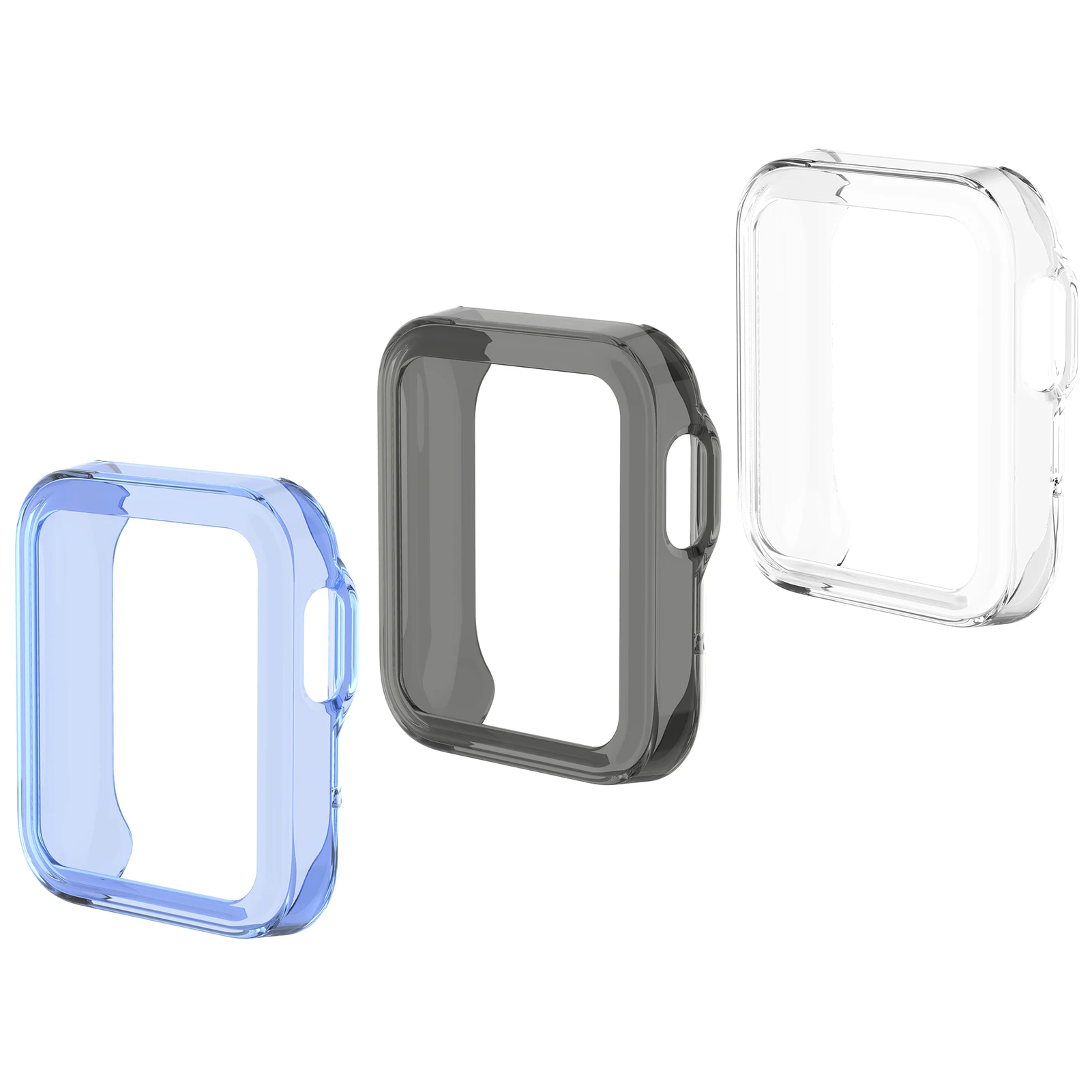 

2021 Watch Cover Anti-fall Watch Shell for Redmi Smart watch case TPU half-wrapped prevent damage for Redmi intelligent watch