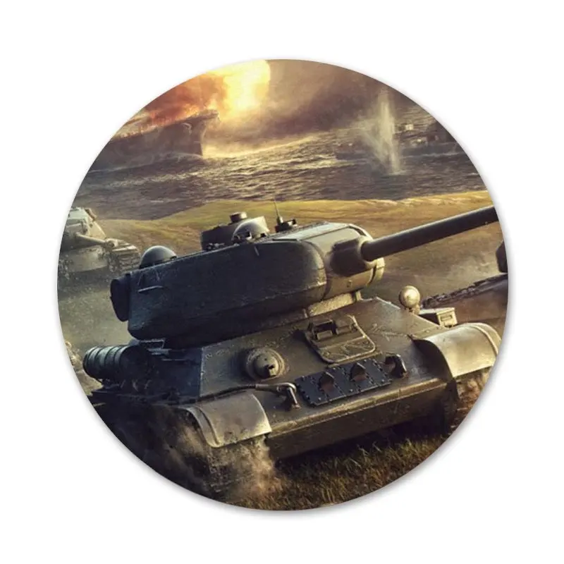 Fundas Bag World of Tanks значки металлические для Φ 58 мм|Значки| |