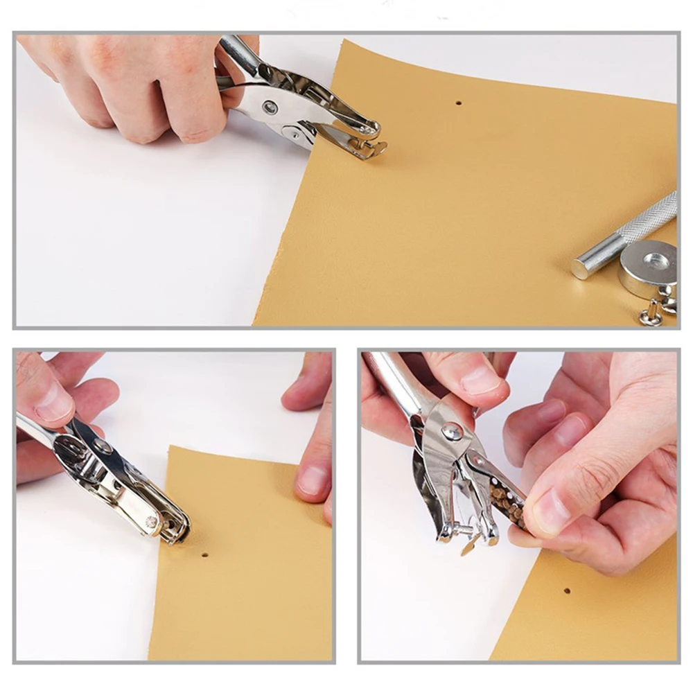 360 двуспальные комплекты Кепки заклепки трубчатые металлические штыри кожаные