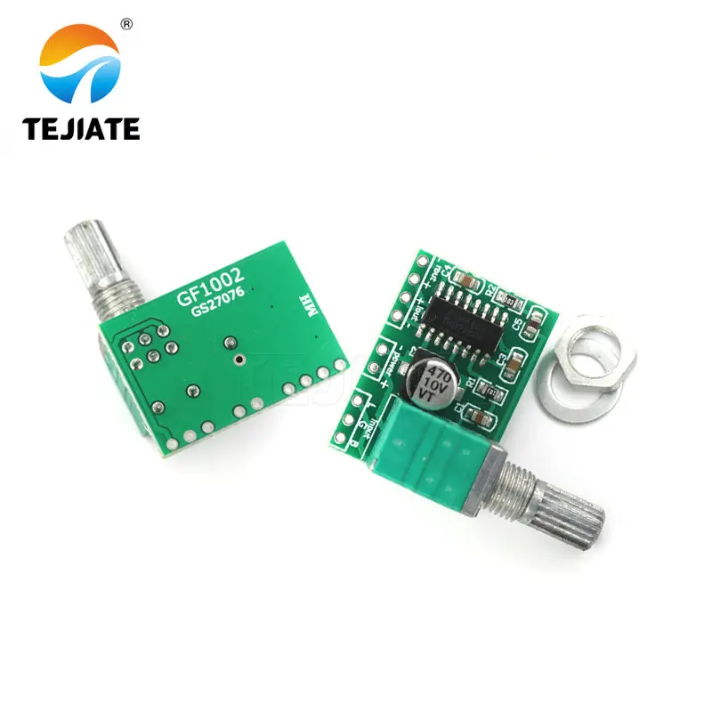 PAM8403 5 в усилитель мощности аудио Плата 2 канала 3 Вт регулятор громкости/USB